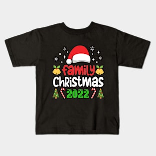 Family Christmas 2022 Matching Squad Kids T-Shirt